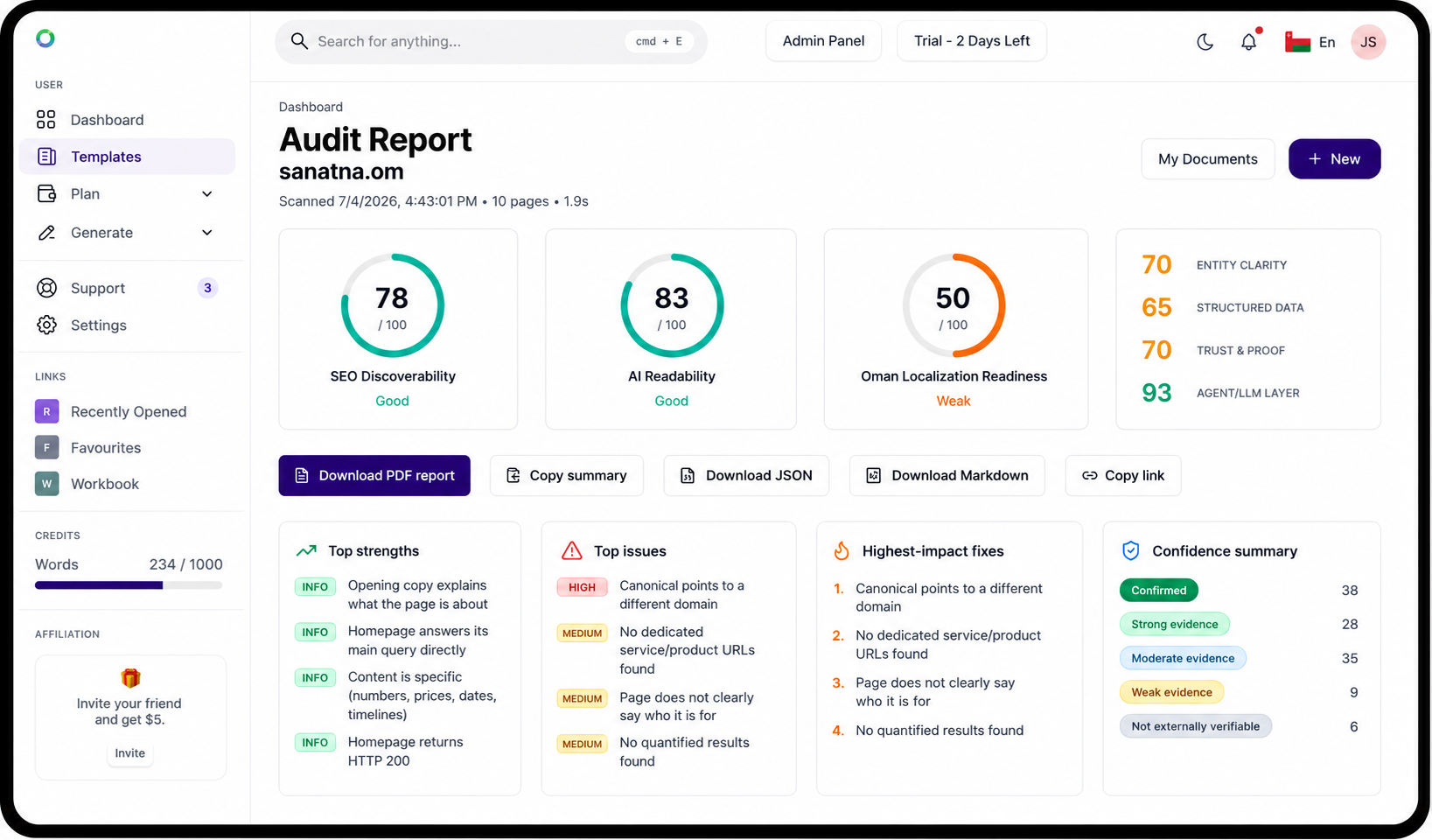 Inzint website development visual